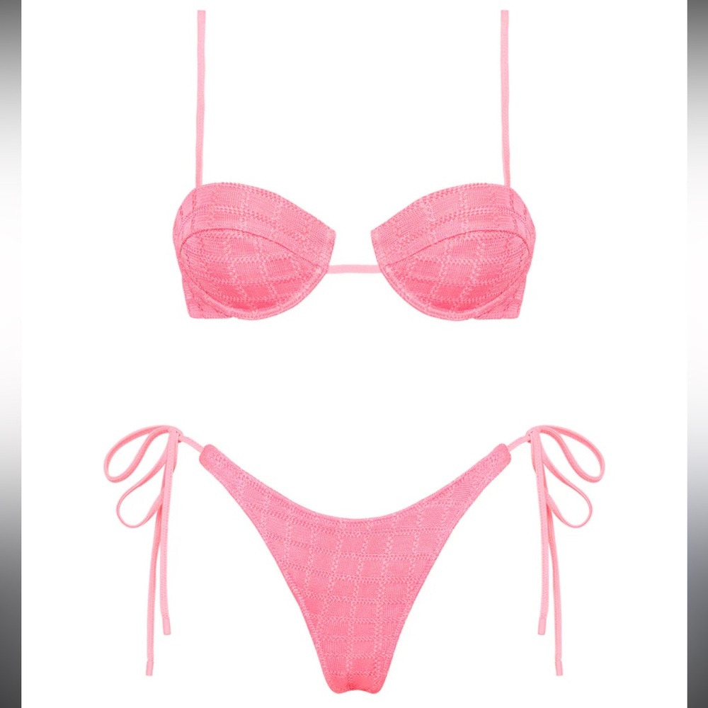 Triangl Pink Bikini Set